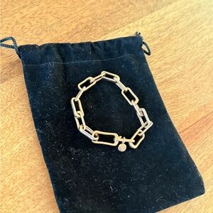 Monica Vinader Alta Capture Charm Bracelet 18k Rose Gold Vermeil